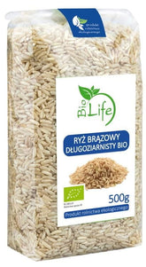 Barna hosszúszemű rizs 500g EKO BIO LIFE
